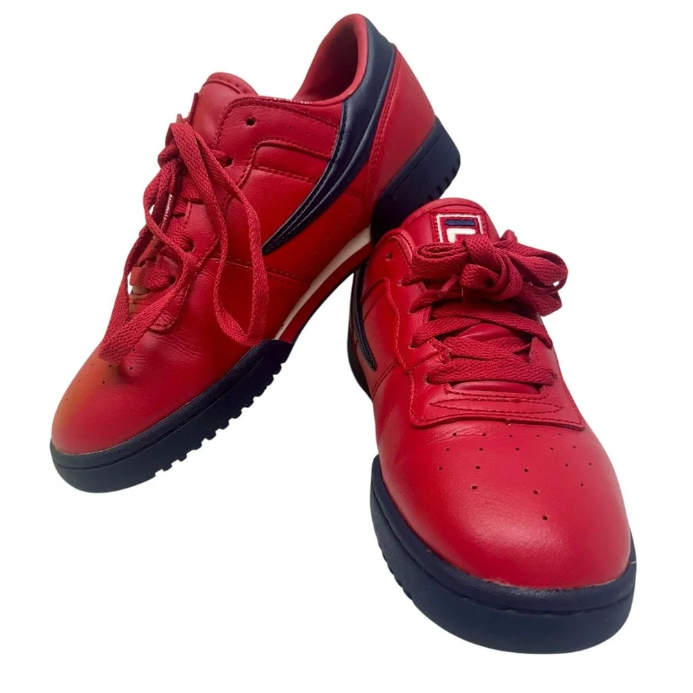 FILA Original Fitness Red Blue 3VF 80105-640 Sneakers  Size 6‎
